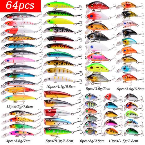 Fishing Lure Set Fishing Hard Bait Mini Minnow Floating Swin