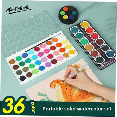 Solid watercolor paint Watercolour paint finger painting