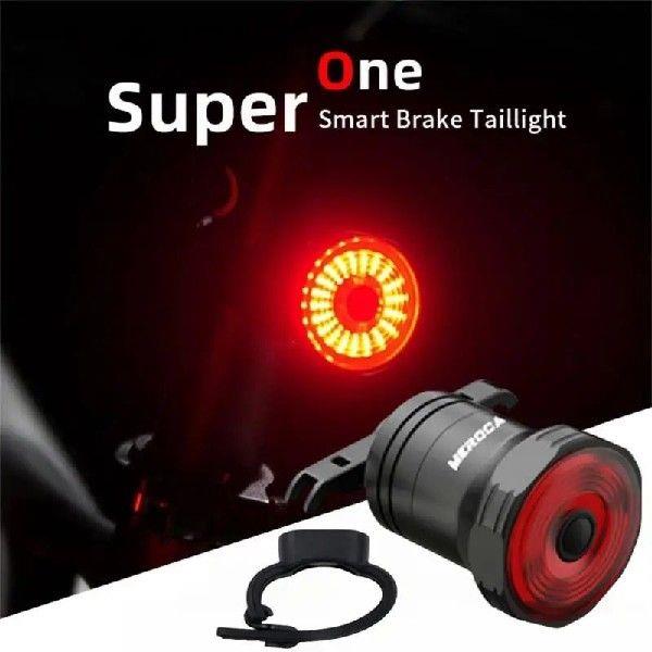 LED Bike Rear Light Smart Brake Sensing Light Bicycle Tail