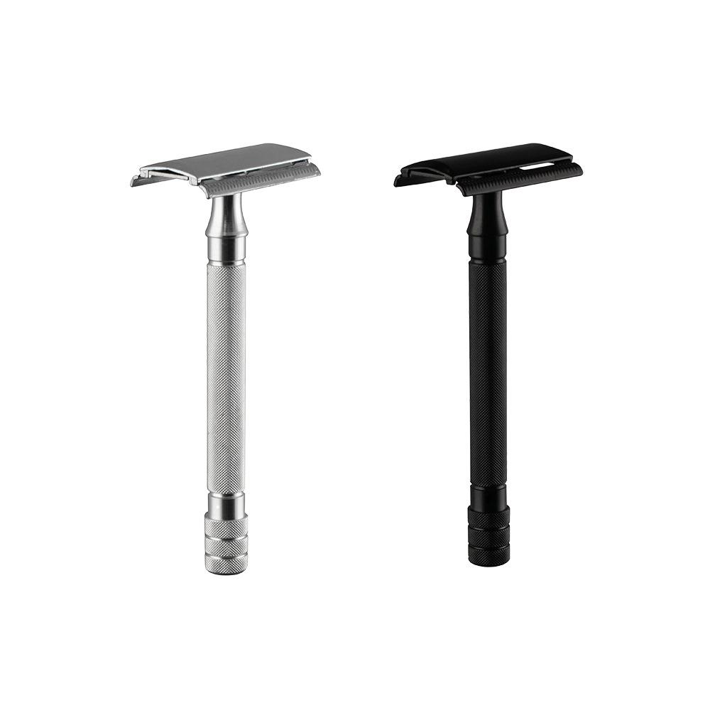 Classic Men Shaver Adjustable Safety Razor Double Edge Stain