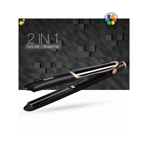 新的二合一专业品质的平铁直发器