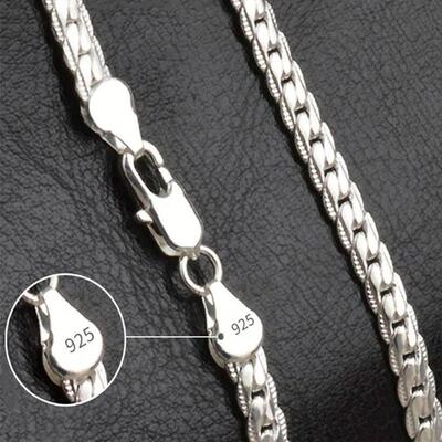 20-60cm 925 sterling Silver luxury brand design noble Neckla
