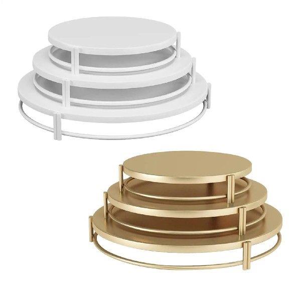 Set of 3 Cake Displays, Candy Displays, Snack Displays,