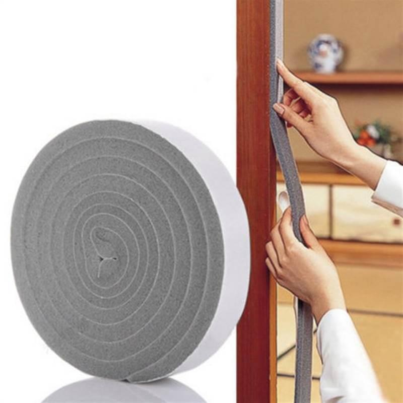 2m Seal Strip Home Door Casement Foam Sticky Tape Roll Seal