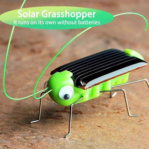 Solar Grasshopper Toy Puzzle Children Selected Gift Simulati