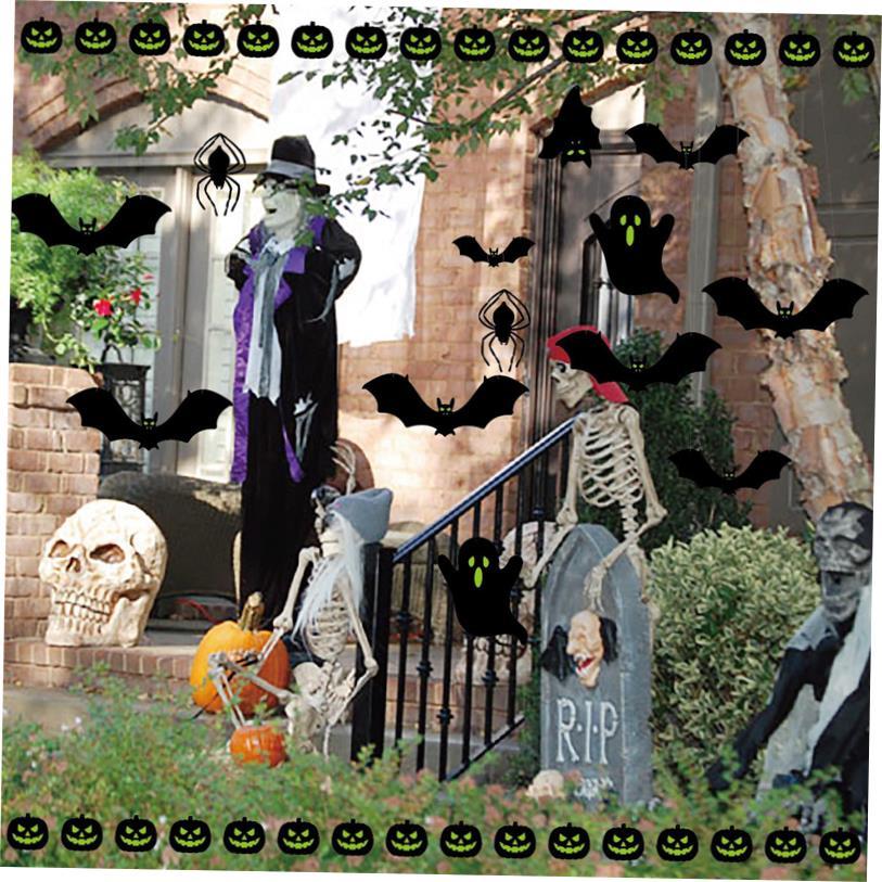 Halloween Bat Pendant Outdoor Party Courtyard Wall Decoratio