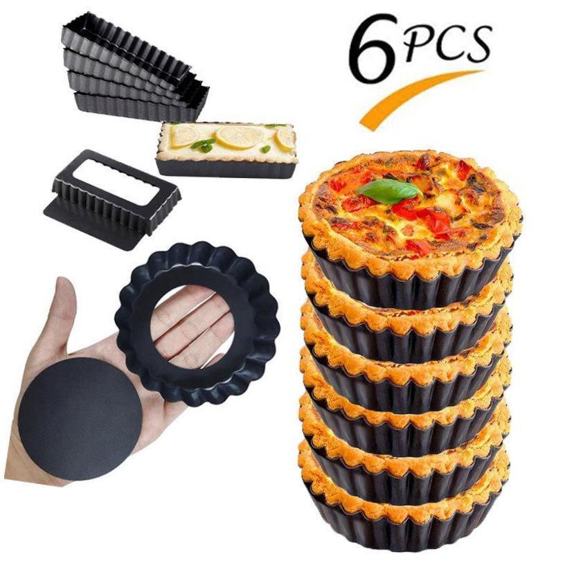 Pie Muffin Cupcake Pan Tart Quiche Flan Mold Pizza Cake 派盘