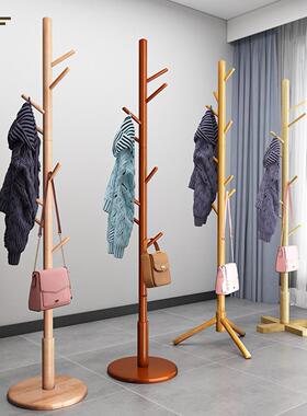 175cm coat rack stand clothes holder hat hanger wooden cloth