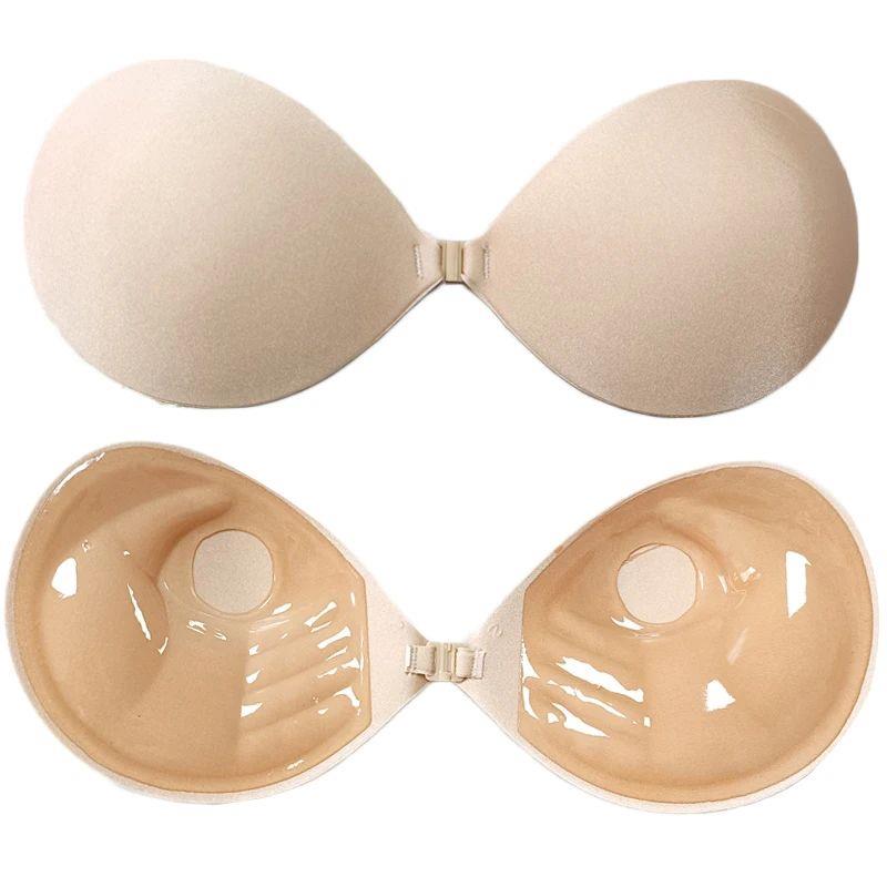 Summer Women Chest Stickers Lift Up Nude Bra Self Adhesive B