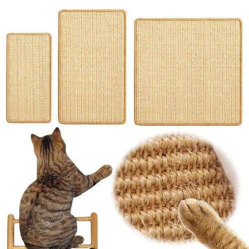 Carpet Cat Scratching Mat with Sticky Tapes Sisal Cat