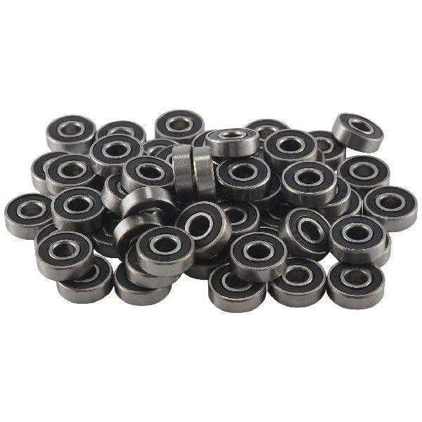 60Pcs/Set 608 2RS Ball Bearing ABEC-5 8X22X7 mm Deep Groove