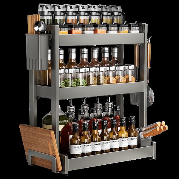 Home kitchen rack Organizer Storage Shelf for spice bottle