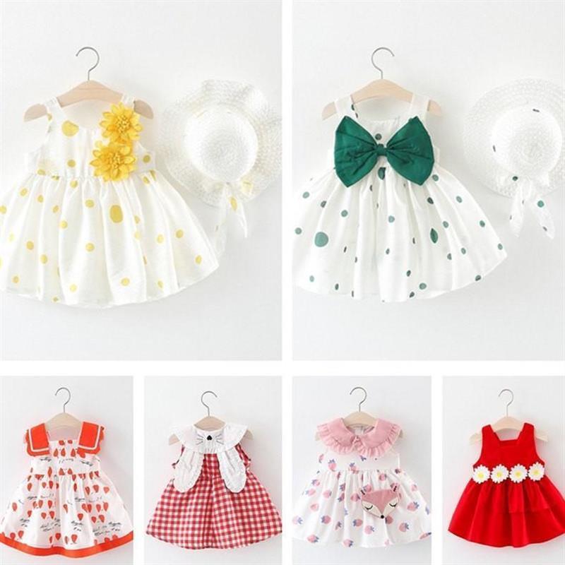 Baby Girls Princess Dress Children Summer Clothes Kids Dre00