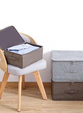 Clothes storage box fabric covered storage box clothing