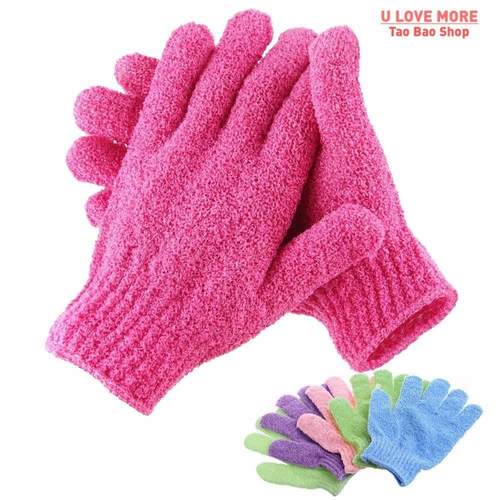 Bath For Peeling Exfoliating Mitt Glove For Shower Scrub Glo