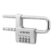 奥本密码 锁防水双开挂锁长梁挂锁衣柜文件柜锁门把手锁防U型门锁A