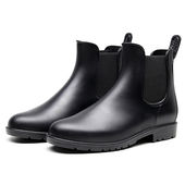 时尚 雨鞋 防滑耐磨水鞋 雨牧男士 男短筒胶鞋 成人户外切尔西雨靴防水