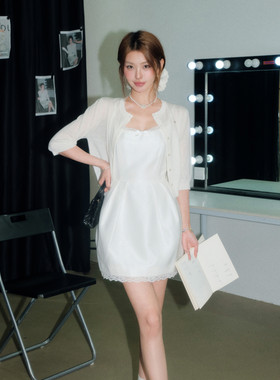 【现货】OLIVIA DUO中袖针织开衫2026秋季千金风夏季薄款外套上衣