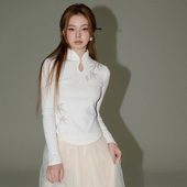 搭配一整套女新款 气质修身 DUO新中式 国风盘扣套装 现货 OLIVIA