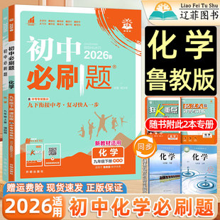 山东教育出版 化学数学北师大版 社教材同步课本初三3中考练习册一课一练教辅资料狂k重点 初中必刷题9九年级上册下册鲁教版 2025新版