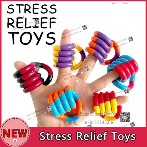 Tangles Fidget Toys Twist Snake Finger Sensory Toys Stress0