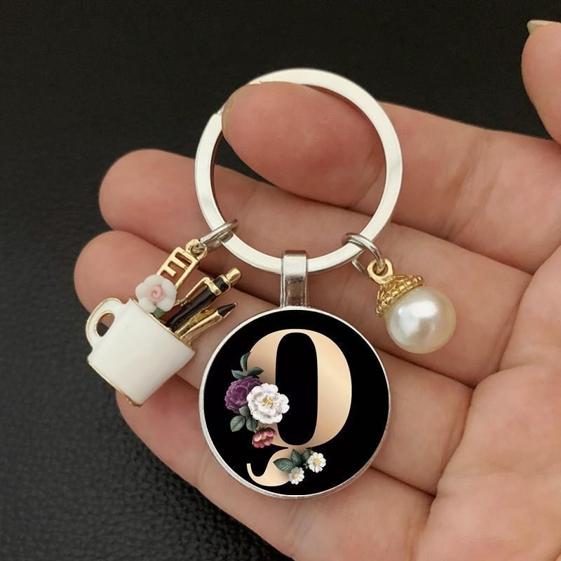 New charm enamel pen holder teachers day gift keychain simp