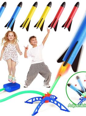 Kid Air Rocket Foot Pump Launcher Outdoor Air Pressed Stomp