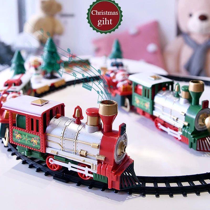 Christmas Train Electric Toys Christmas Tree Decoration Trai