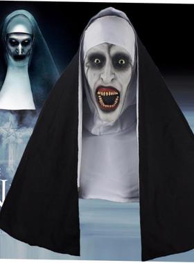 The Nun Horror Mask Halloween Costume Face Masques with