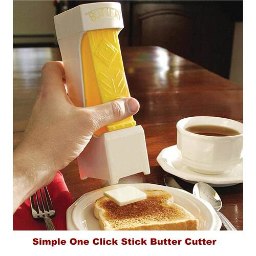 Simple One Click Stick Butter Cheese Cutter Butter Dispenser