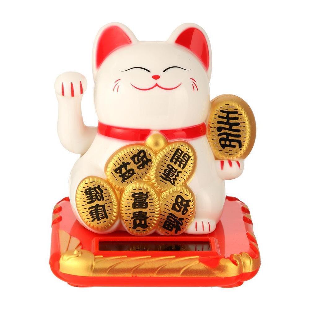 Chinese Lucky Cat Wealth Waving aking Hand Fortune Welcome