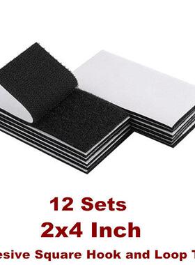 Hook Loop Strips Strong Back Adhesive Fasten Mounting Tape