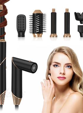 Hair Dryer Comb 6 in 1 Folding Portable Hot Air Brush Blow