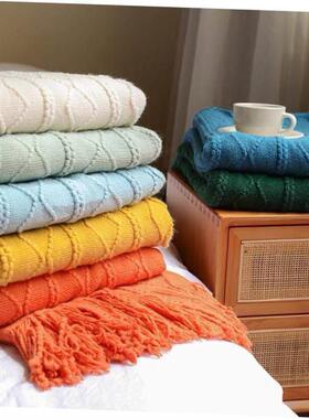 Blanket Soft Throw Blanket On Sofa Bed Plaids Adult Home Tex
