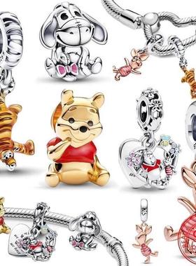 Lilo Stitch Series Charms Silver 925 Original Fit Bracelet S