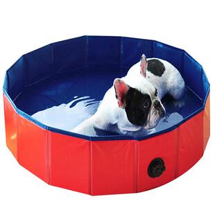 foldable pvc pet swimming pool bathing tub dog cats washer