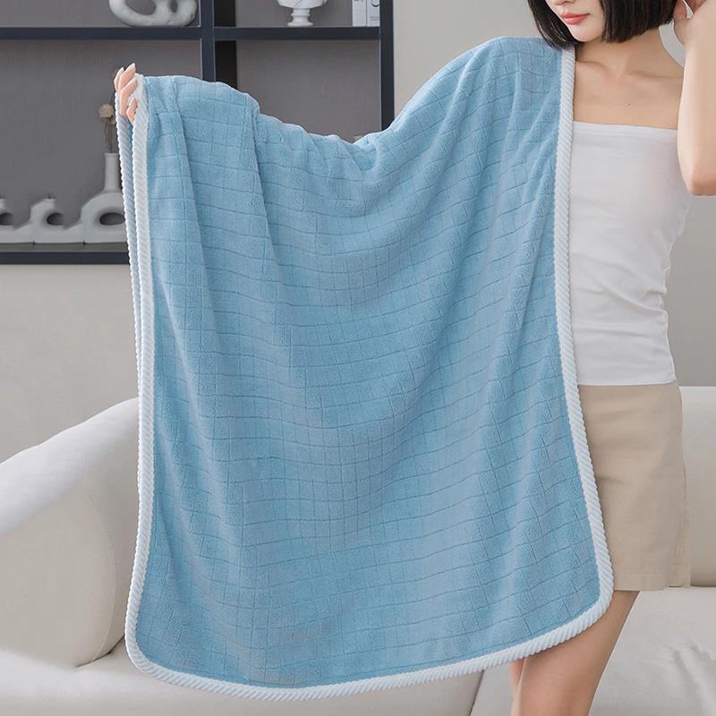 Square Spiral Bath Towel Designer Solid Color Quick Drying W