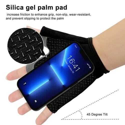 Half Finger Cycling Gloves Men Women Anti Slip Shock Breatha