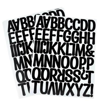 Numbers Letter Label Stickers Self Adhesive Waterproof Numbe