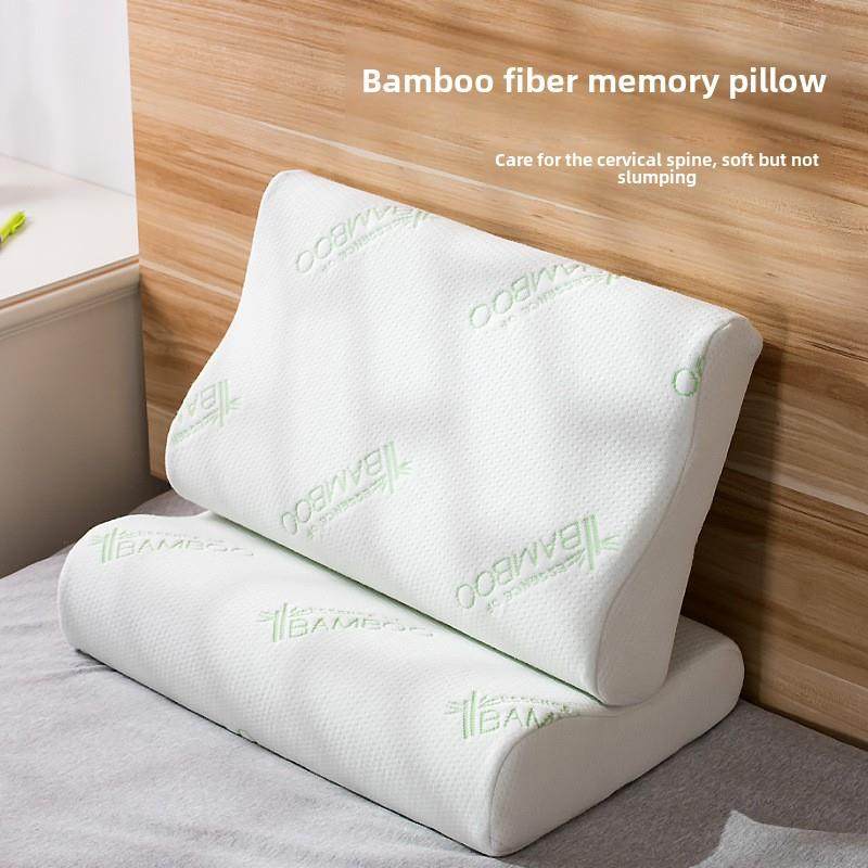 Memory Foam Pillows Bamboo Cover Side Back Sleeper记忆棉枕头