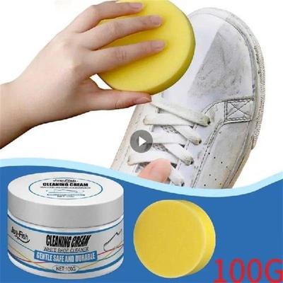 Shoes Cleaner Multi-functional With Sponge White Shoes
