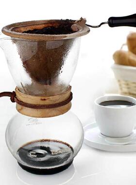 My home Coffee Flannel Hand Brew Coffee Pot set Pyrex Drip t