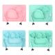 silicone kids dishes feeding baby bowl tableware food plate