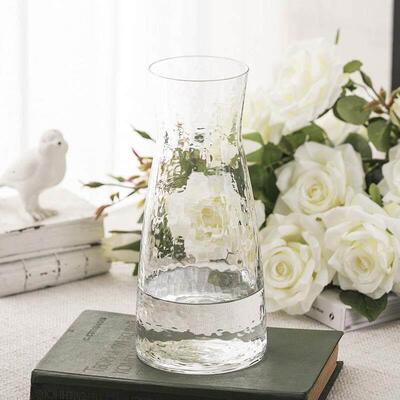 Japanese glass vase flower applicator floral bottle ornament