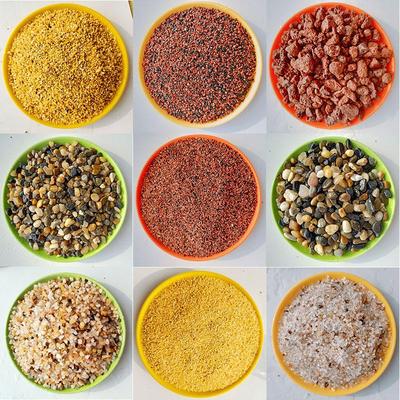 Natural sand fish tank ornamental stone aquarium plant deco