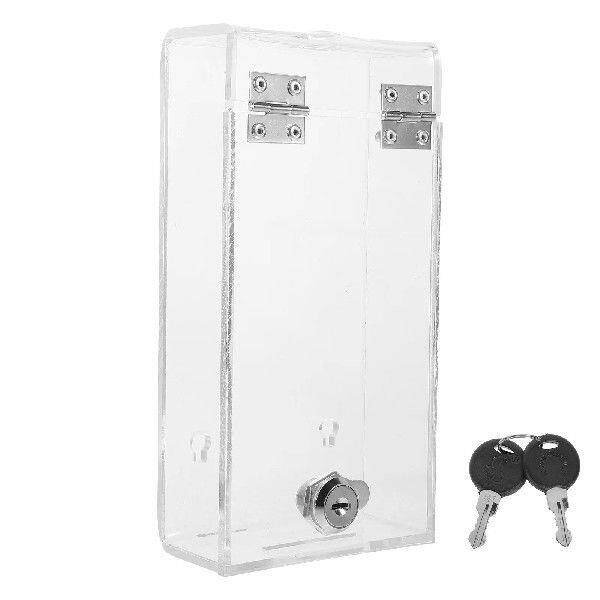 Mobile Phone Storage Box Drawer Transparent Case Password