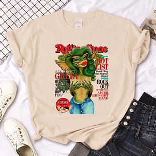 Gremlins top women Japanese t shirt female manga clothes
