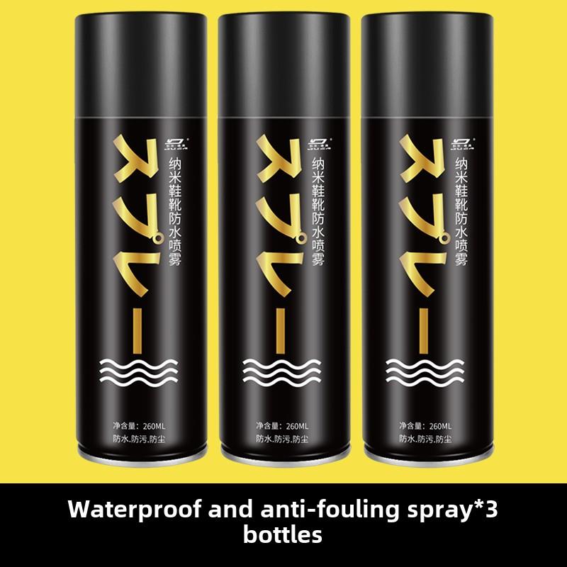 Dust-proof nano-waterproof spray for shoe upper polishing