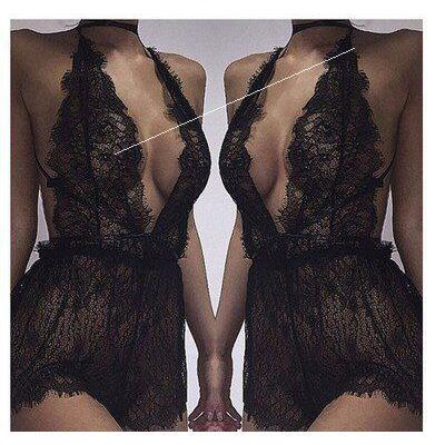 Sexy lingerie lace sexy suspenders pajamas nightdress