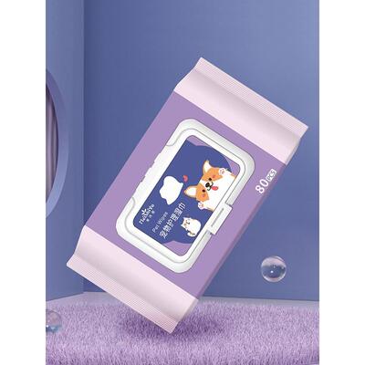 Pet wipes 80 * 1 package dog cat deodorant to tears wet